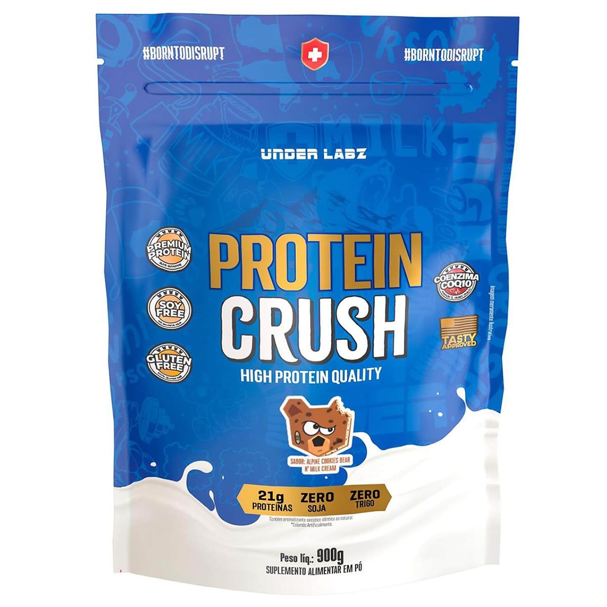 Protein Crush - 900g Refil Alpine Cookies Bear N. Milk Cream - Under Labz