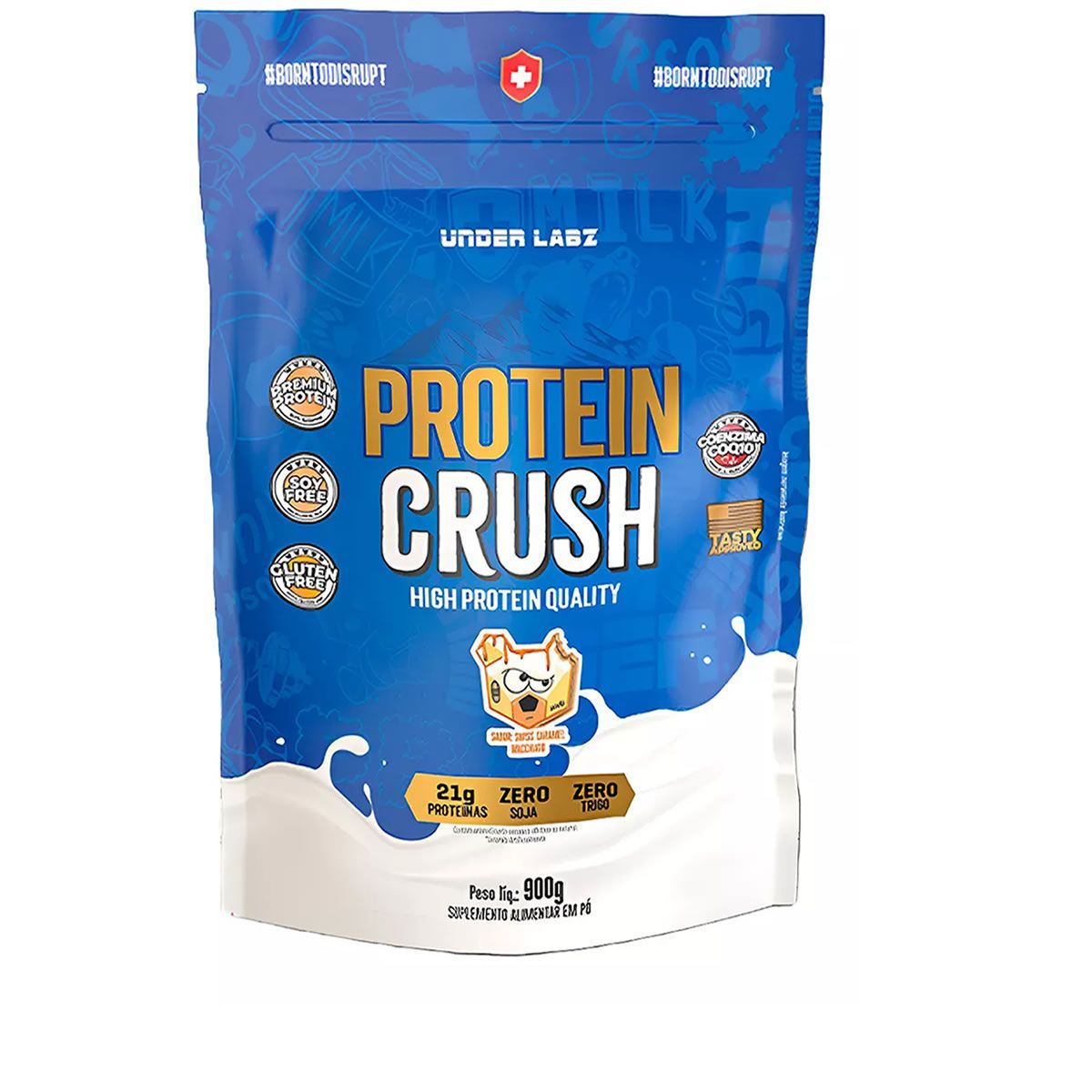 Protein Crush - 900g Refil Swiss Caramel Macchiato - Under Labz