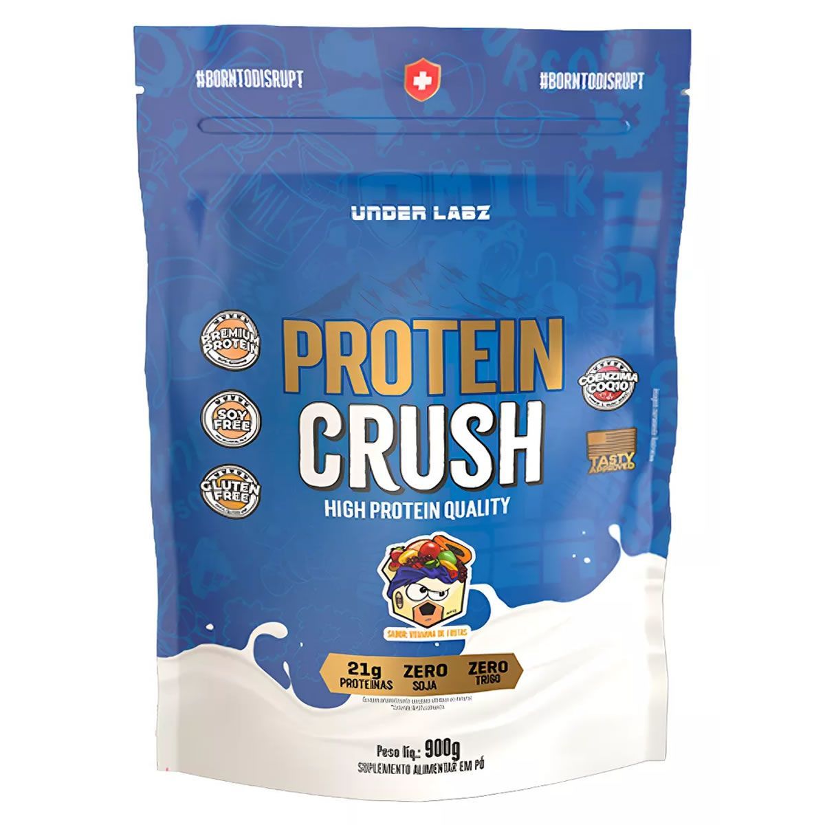 Protein Crush - 900g Refil Vitamina de Frutas - Under Labz