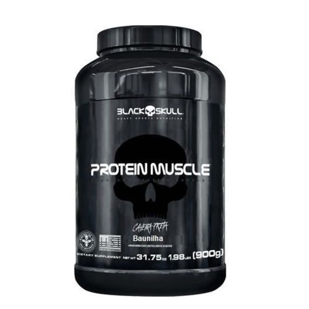 Protein Muscle - 900g Baunilha - Black Skull	*** Data Venc. 30/04/2021