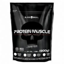 Protein Muscle Refil - 900g Chocolate - Black Skull