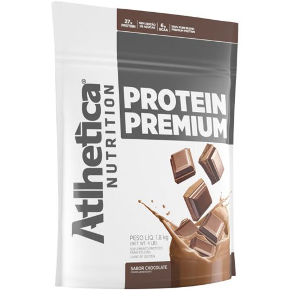Protein Premium - 850g Refil Chocolate - Atlhetica Nutrition
