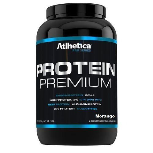 Protein Premium Pro Series - 900g Morango - Atlhetica Nutrition