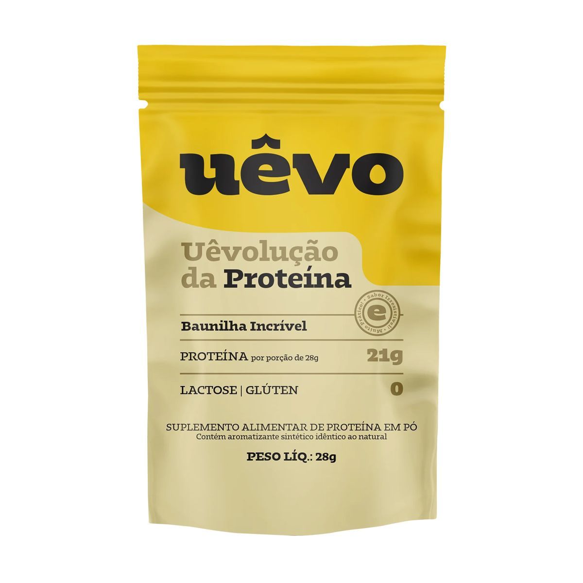 Prote�na em P� - 1 Sach� 28g Baunilha - U�vo