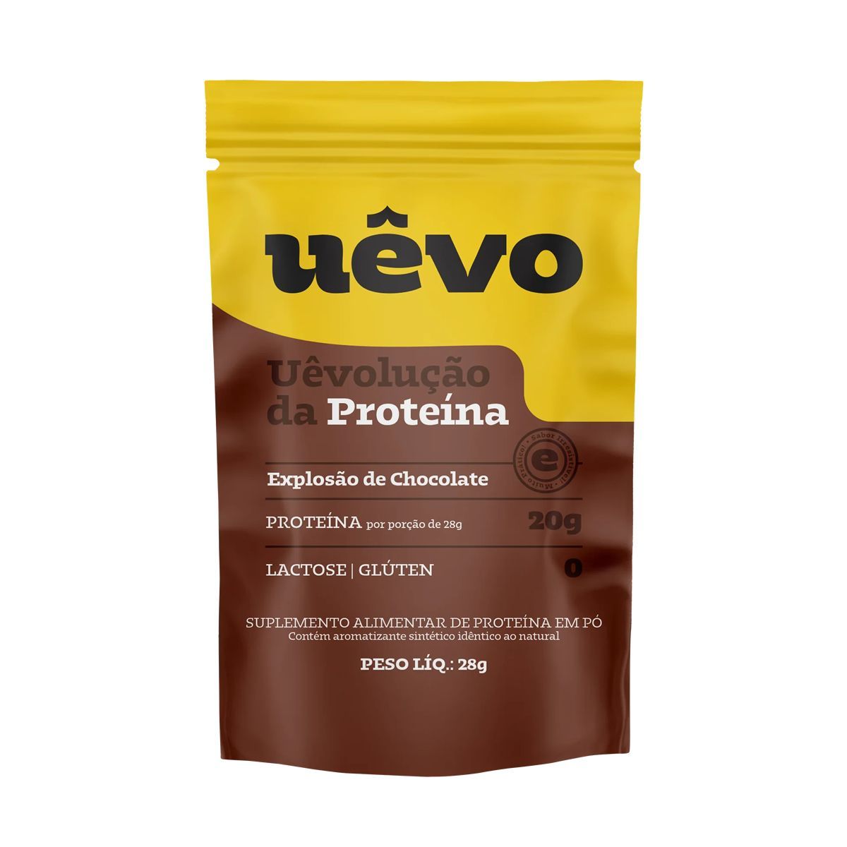 Prote�na em P� - 1 Sach� 28g Chocolate - U�vo