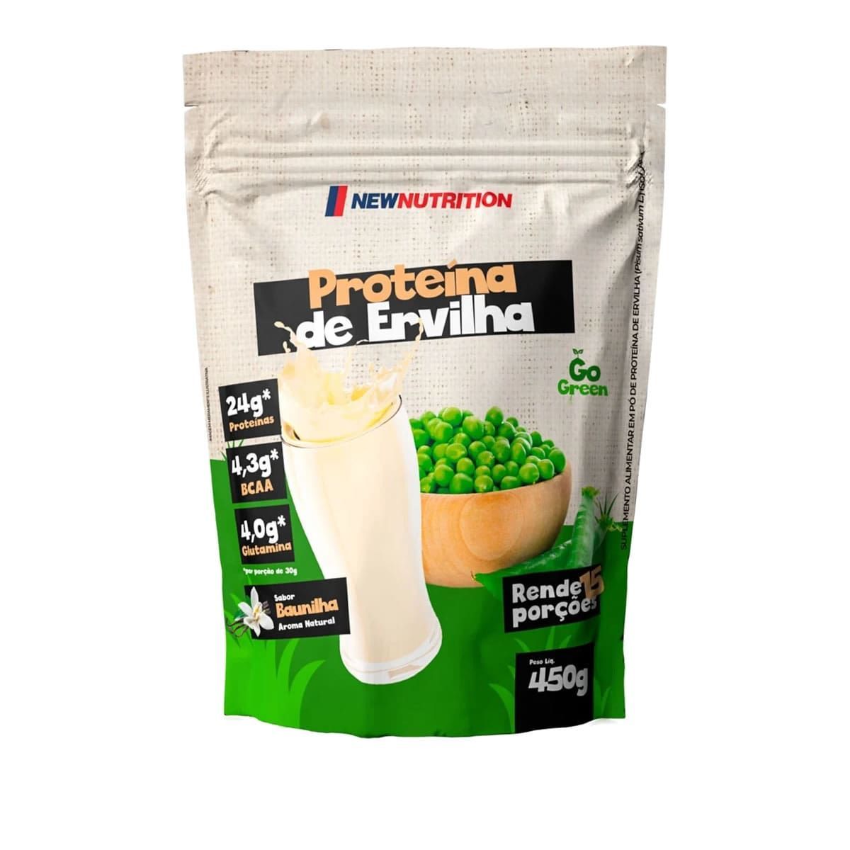 Proteina da Ervilha - 450g Refil Baunilha - NewNutrition