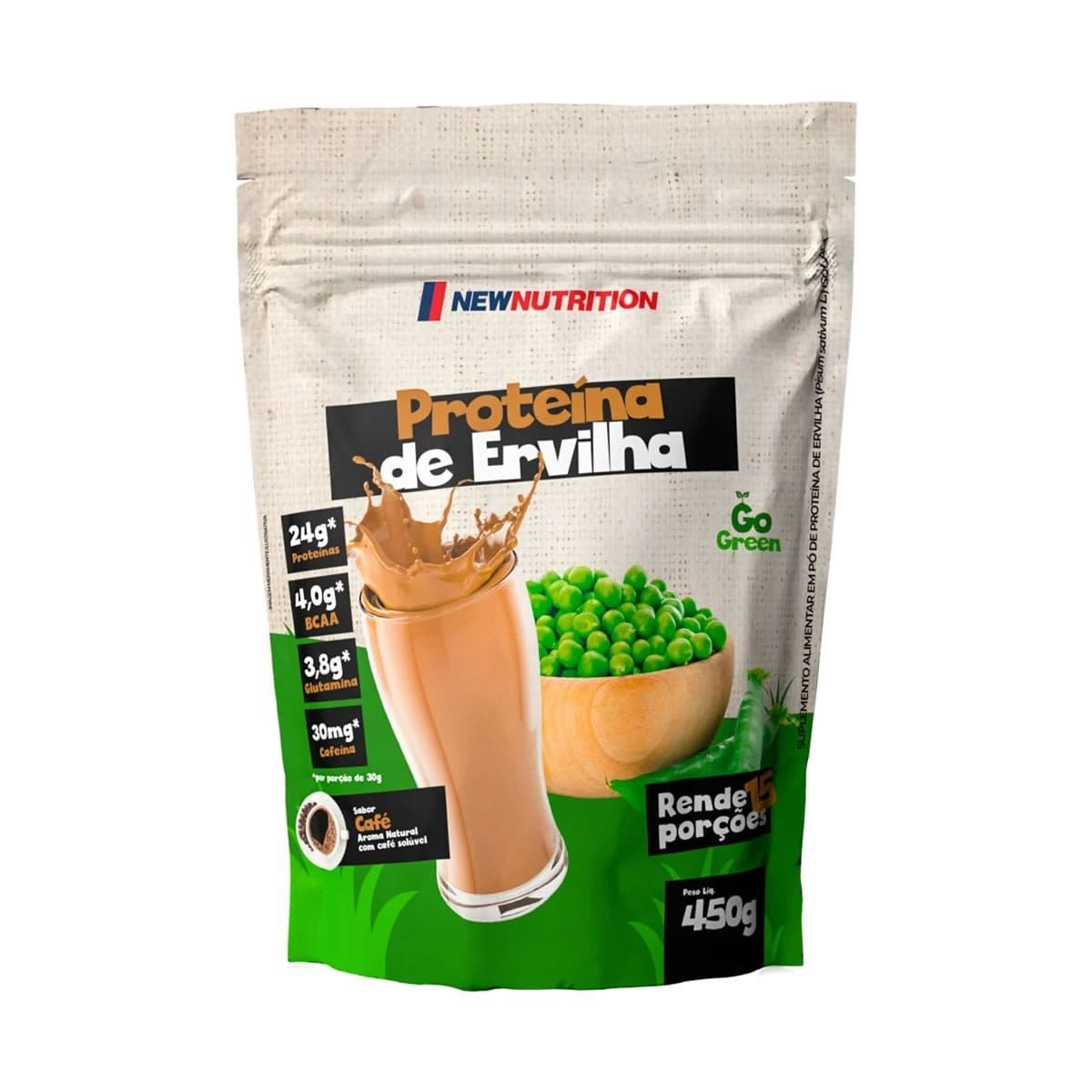 Proteina da Ervilha - 450g Refil Caf� - NewNutrition