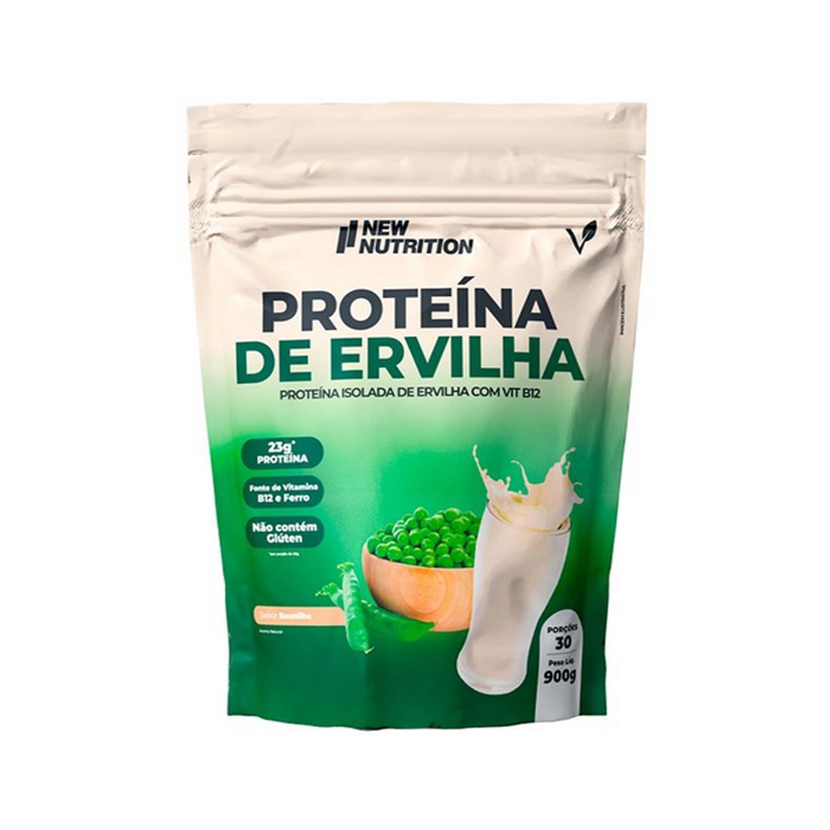 Prote�na da Ervilha - 900g Refil Baunilha - NewNutrition
