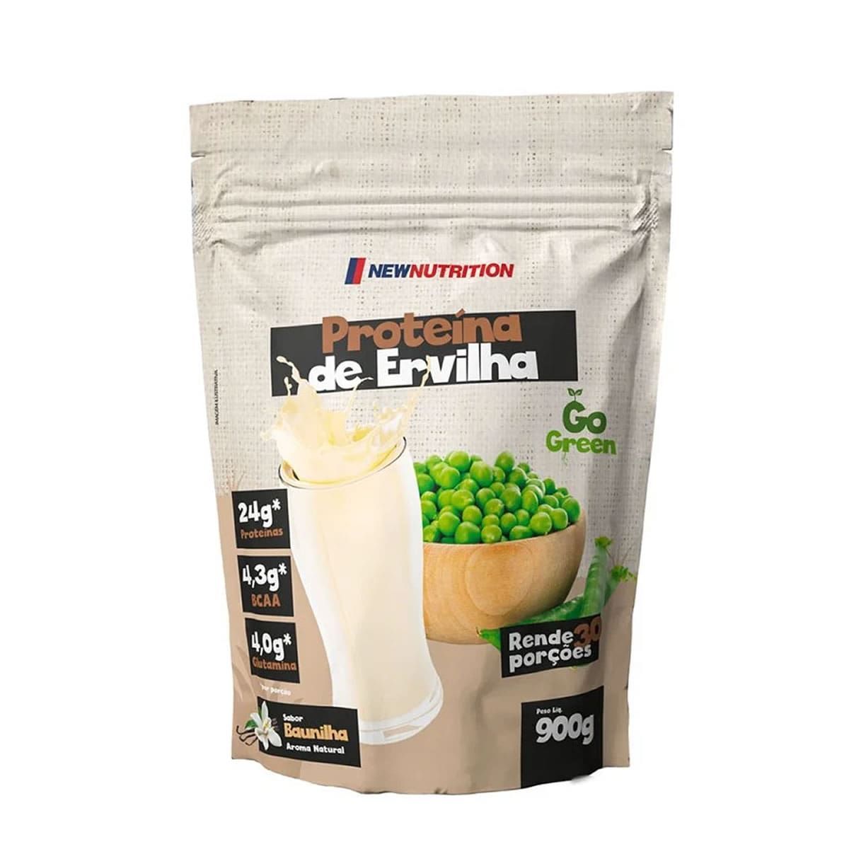 Prote�na da Ervilha - 900g Refil Baunilha - NewNutrition*** Data Venc. 30/06/2026 A.E