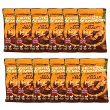Proteina de Amendoim - 12 Unidades 40g Chocolate - AmendoPro