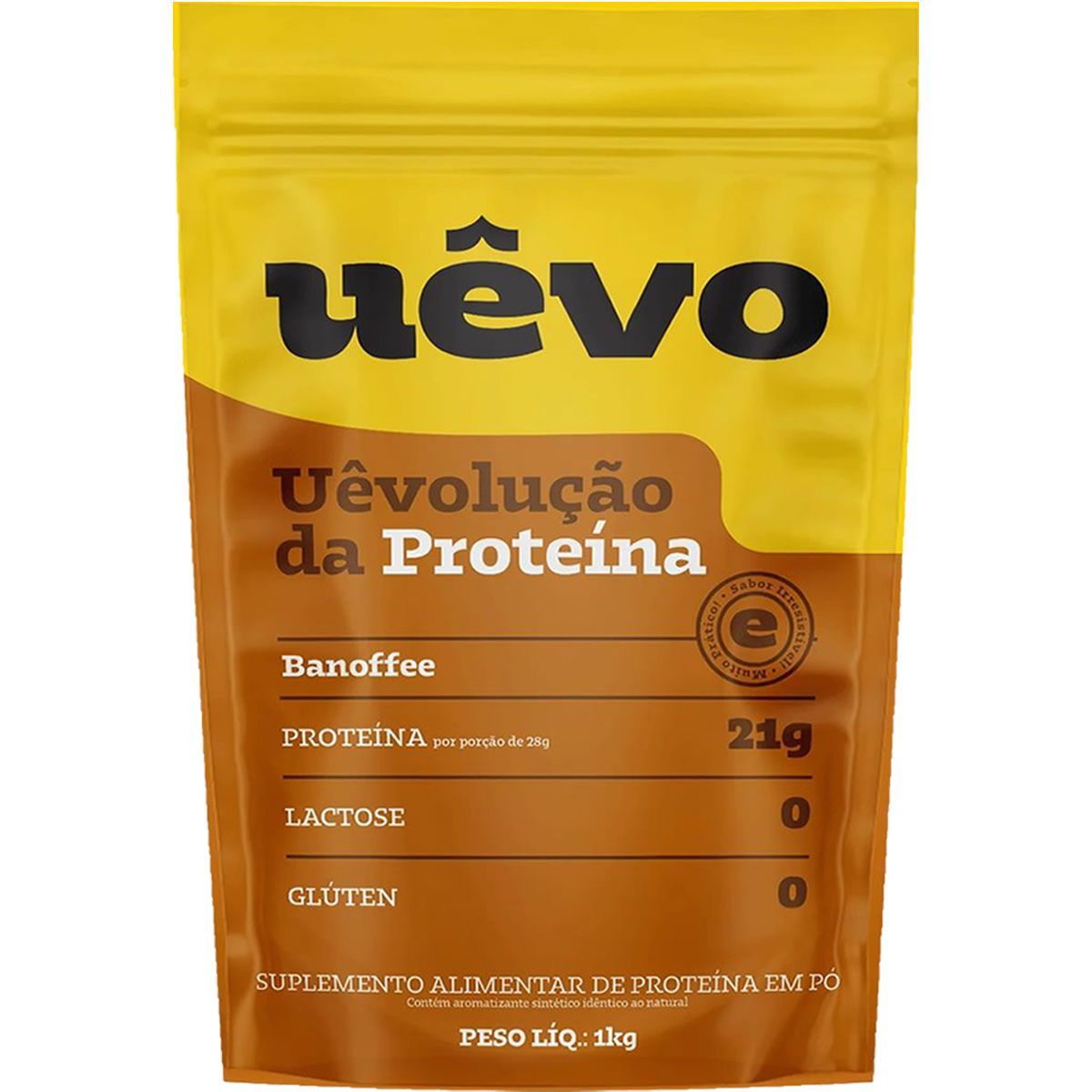 Proteina de Ovo em P� - 1000g Refil Banofee - U�vo