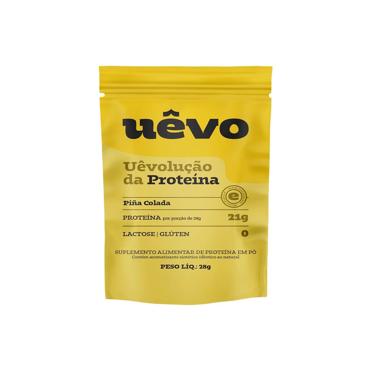Proteina de Ovo em P� - 28g Pi�a Colada - U�vo