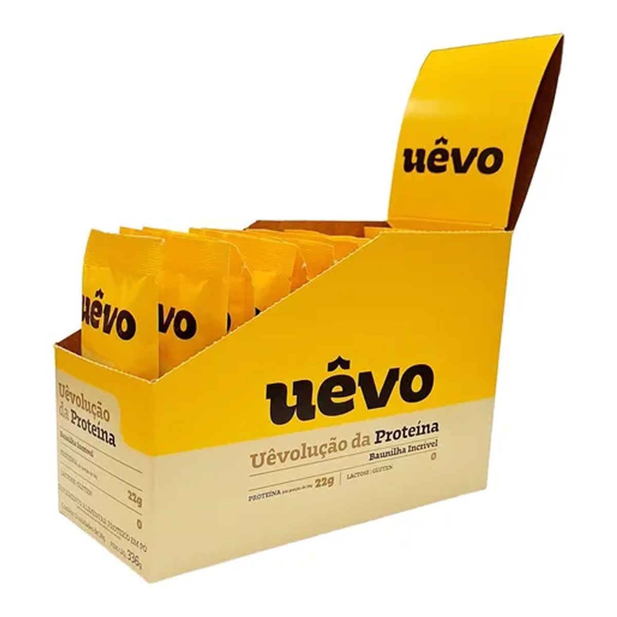 Proteina em P� - 12 Unidades 28g Baunilha - U�vo