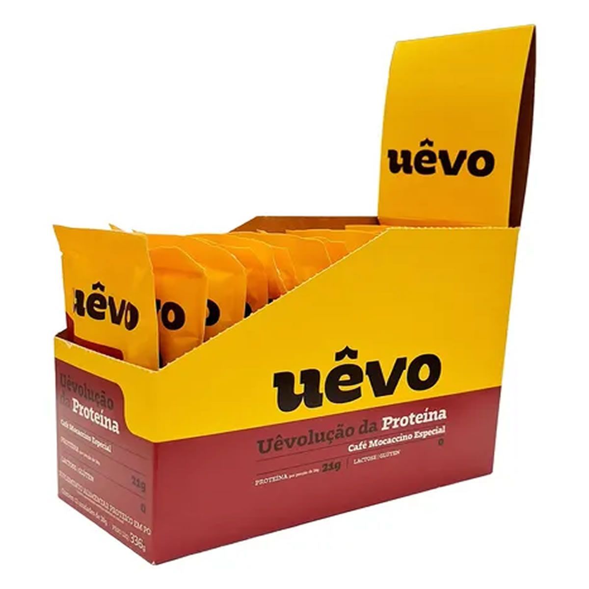Proteina em P� - 12 Unidades 28g Caf� Mocaccino - U�vo