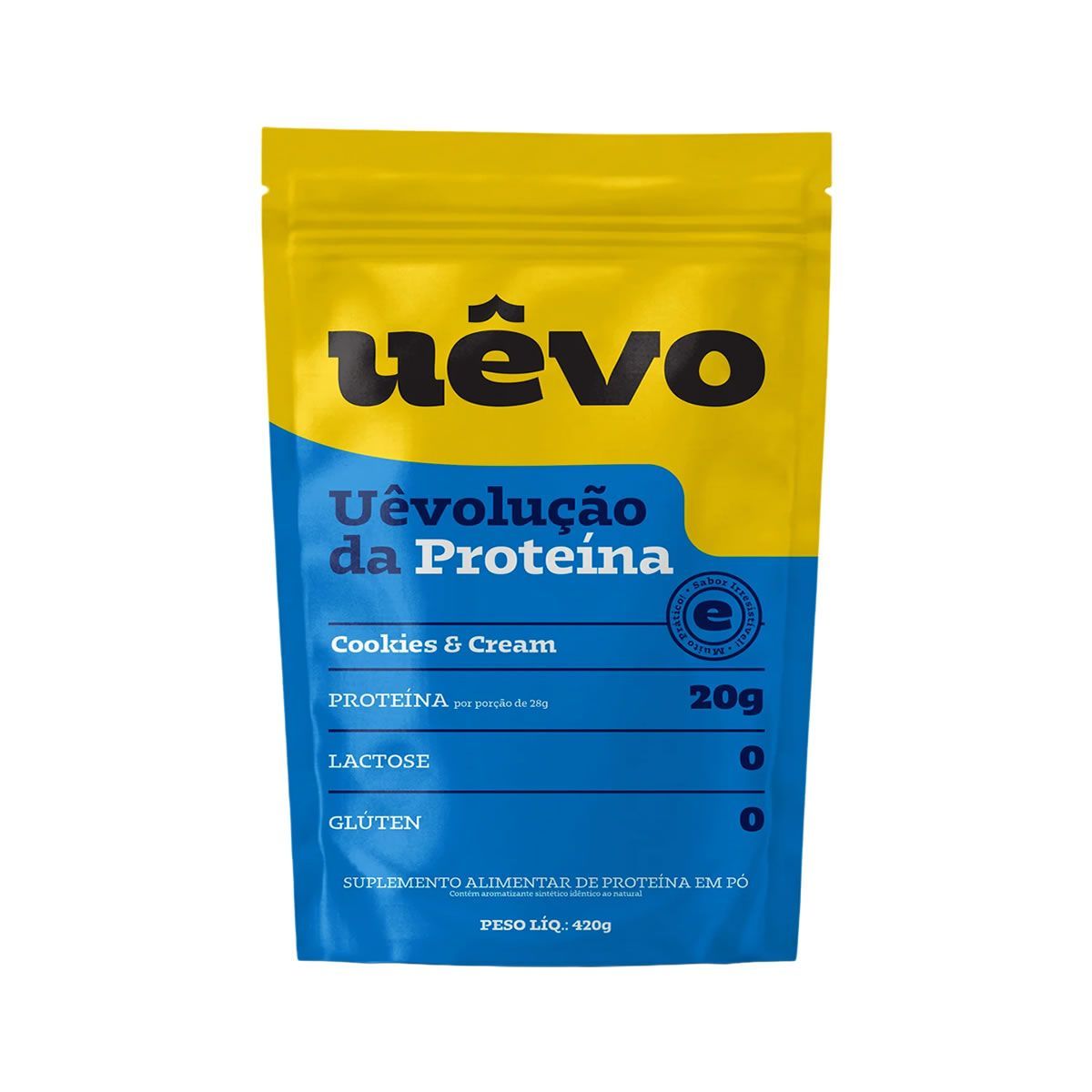 Proteina Em P� - 420g Cookies And Cream - U�vo