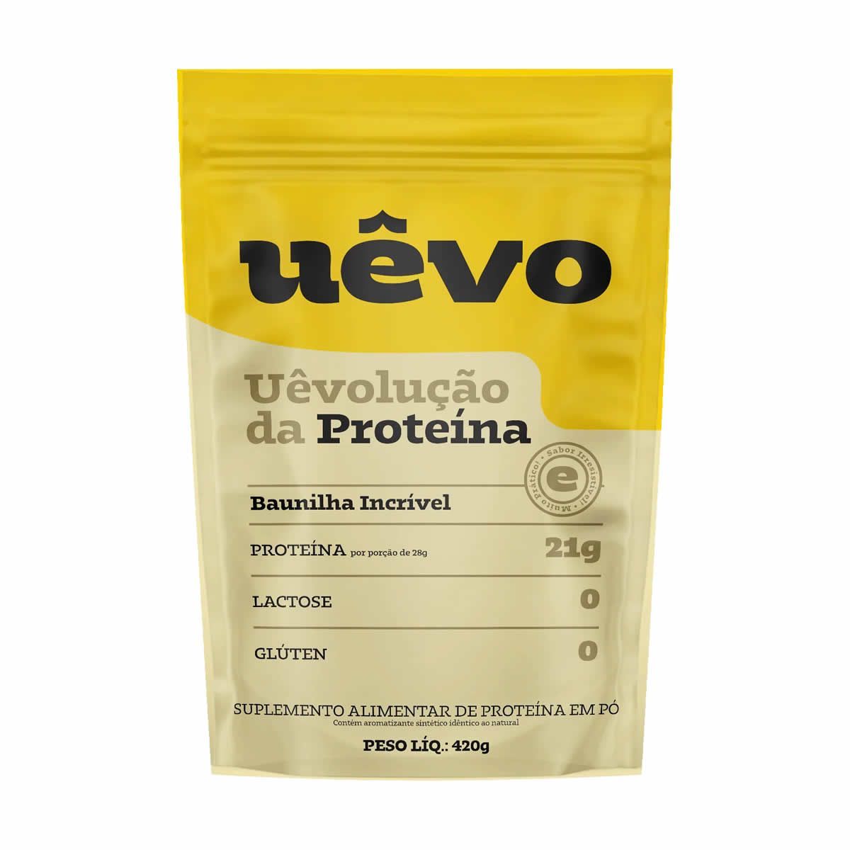 Prote�na U�vo - 420g Refil Baunilha - U�vo