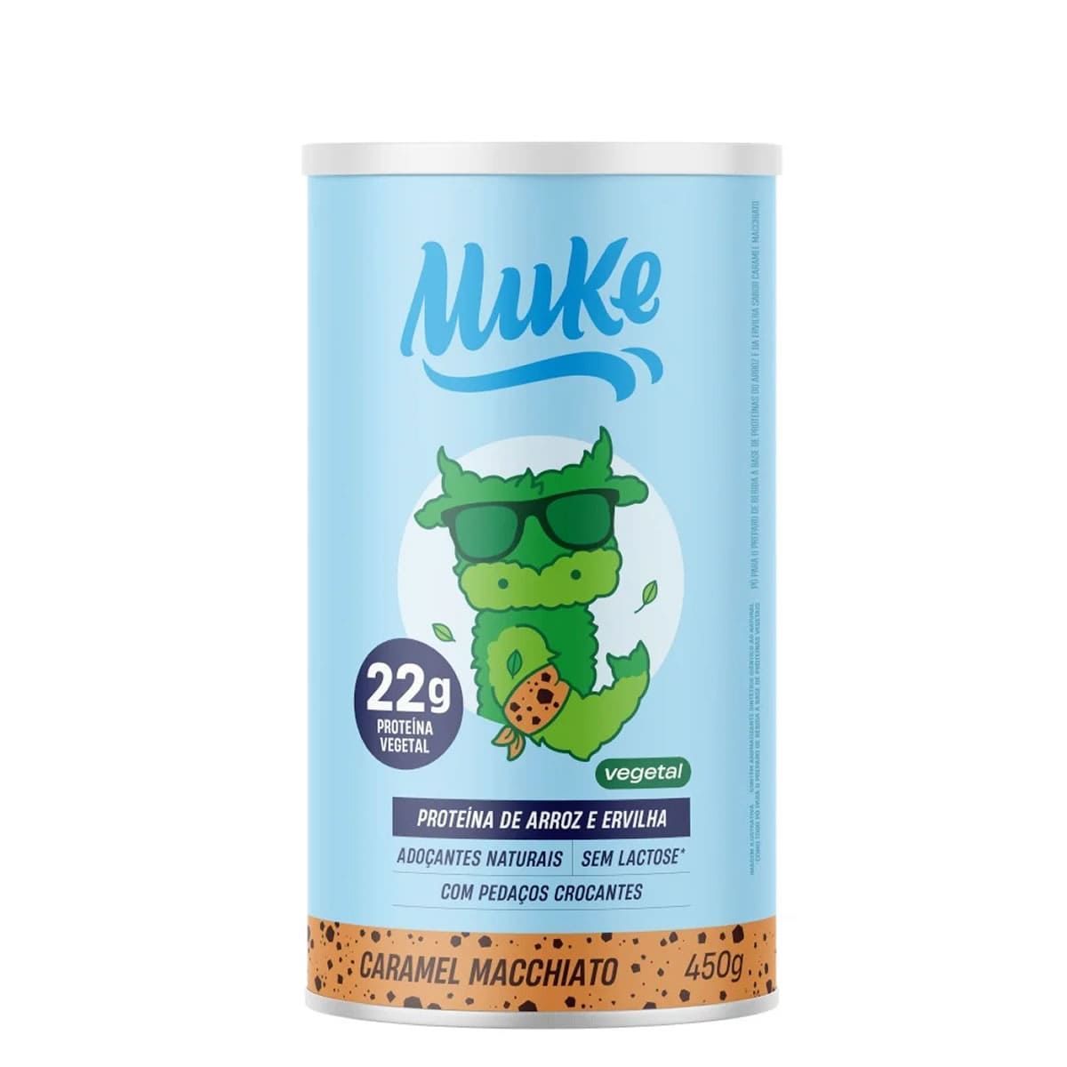 Prote�na Vegetal Muke - 450g Caramel Macchiato - Mais Mu