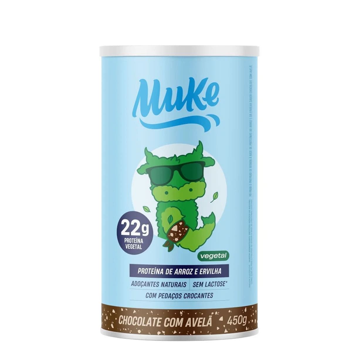 Prote�na Vegetal Muke - 450g Chocolate com Avel� - Mais Mu