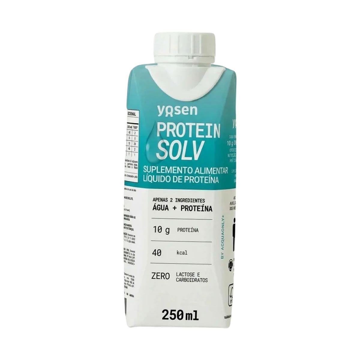 Proteinsolv �gua + Prote�na - 250ml Sem Sabor - Yosen