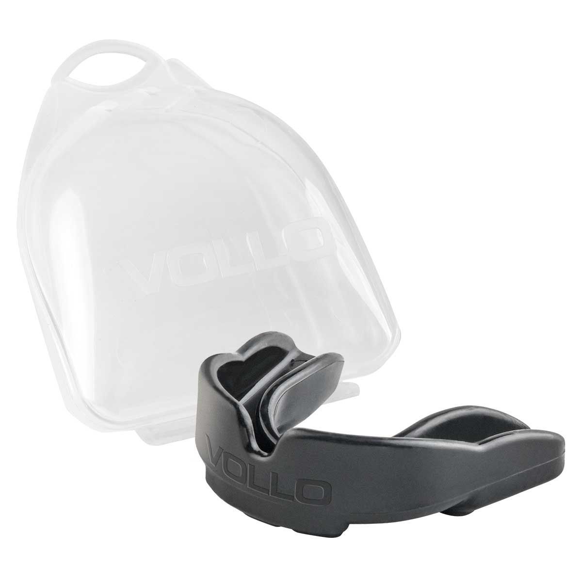 Protetor Bucal em EVA com Estojo - Preto - Vollo Sports