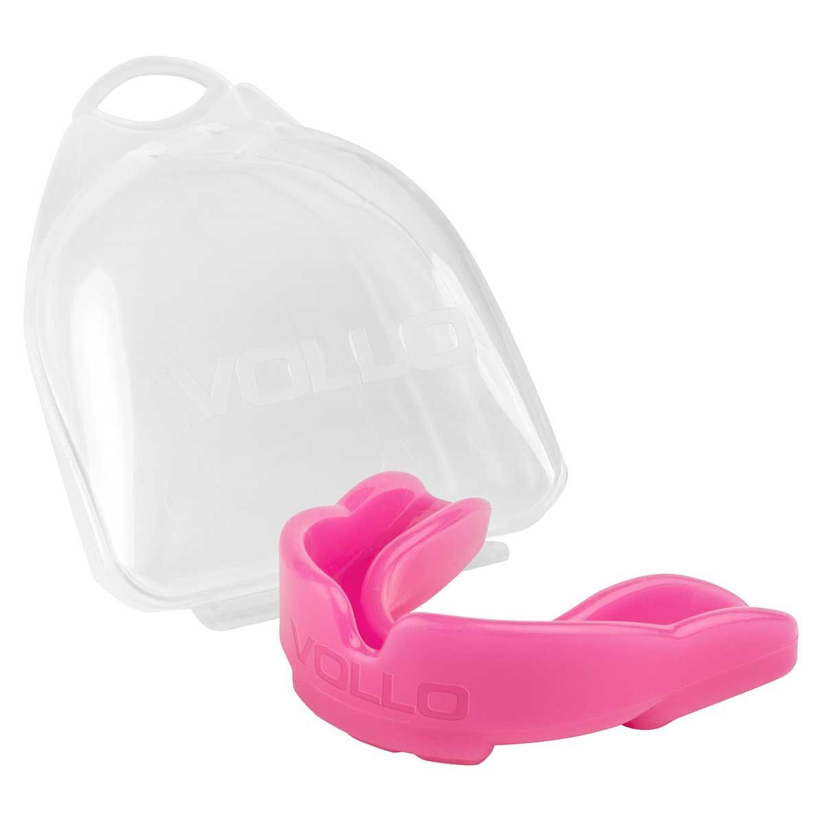 Protetor Bucal em EVA com Estojo - Rosa - Vollo Sports
