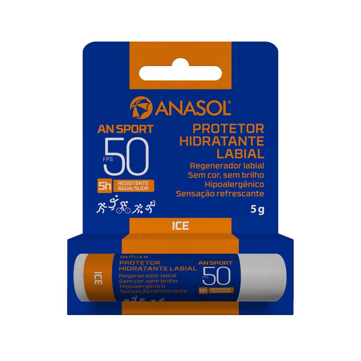 Protetor Labial An Sport FPS 50 - 5g Ice - Anasol
