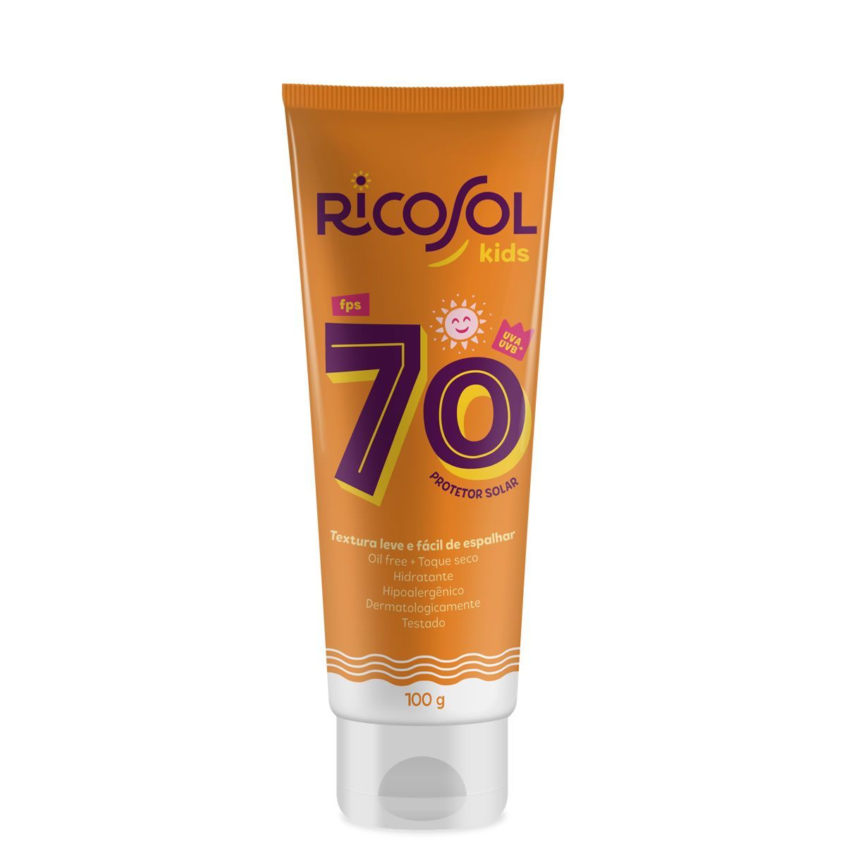 Protetor Solar Corporal Kids  - 100g FPS 70 - Ricosol*** Data Venc. 30/09/2023