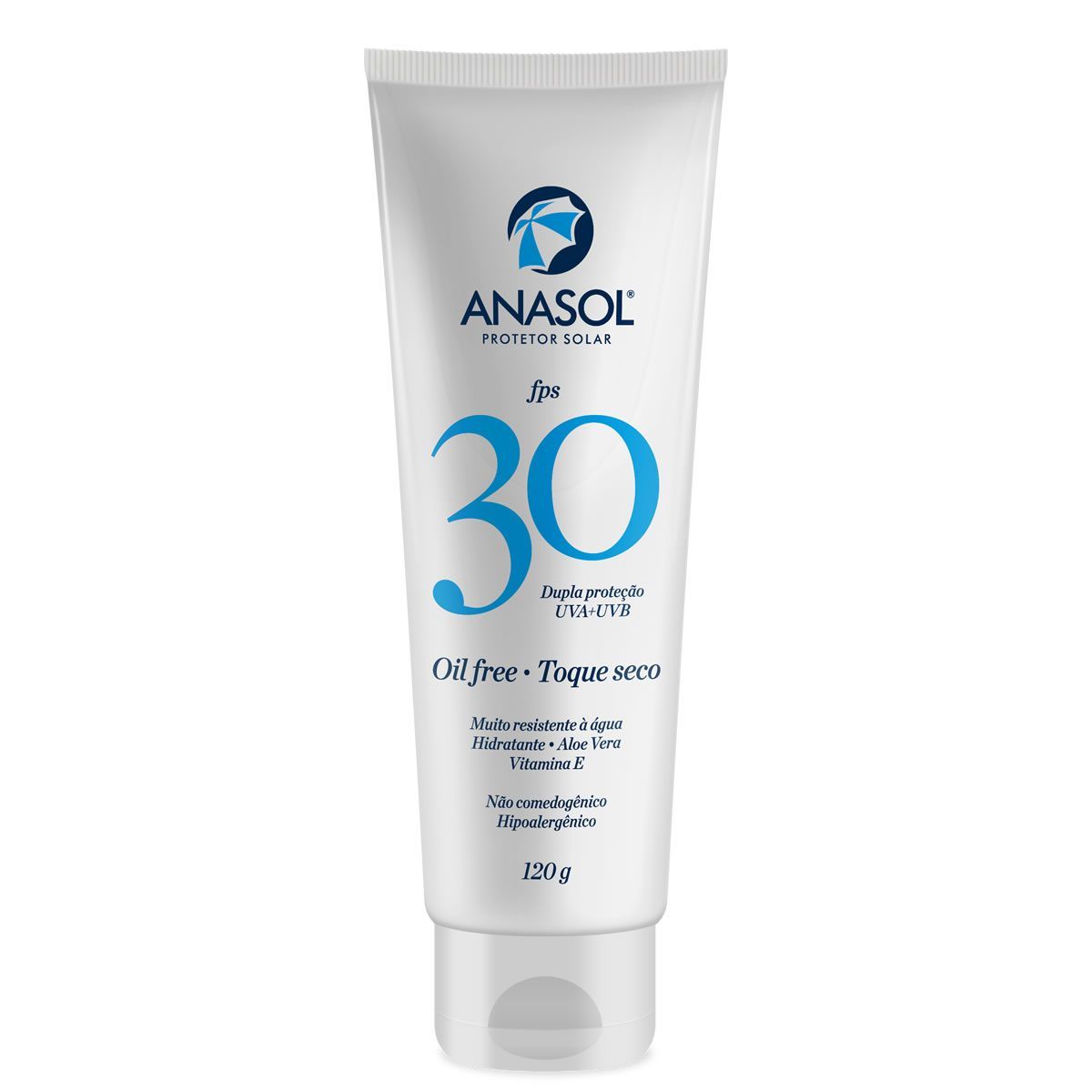 Protetor Solar Corporal Lo��o Toque Seco - 120g FPS 30 - Anasol*** Data Venc. 30/6/23
