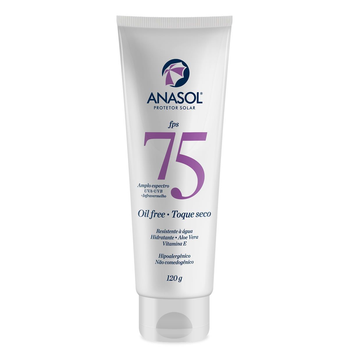 Protetor Solar Corporal Lo��o Toque Seco - 120g FPS 75 - Anasol