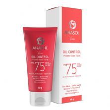 Protetor Solar Facial Oil Control - 60g FPS 75 - Anasol