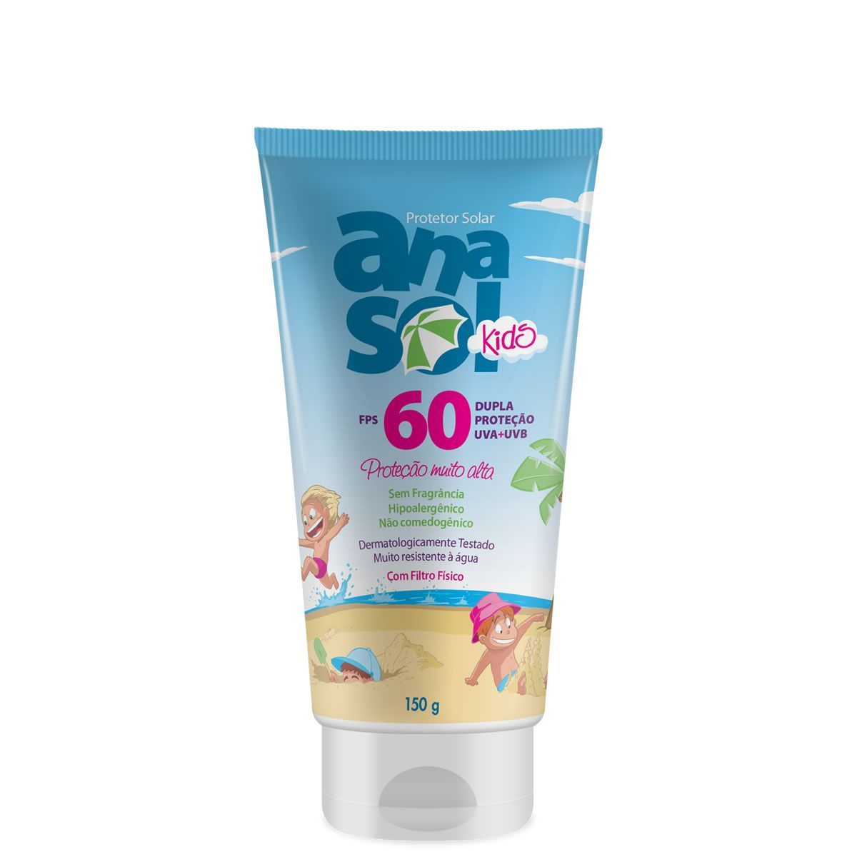 Protetor Solar Kids Corporal - 150g FPS 60 - Anasol*** Data Venc. 30/11/2023