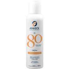 Protetor Solar Aerosol Transparente - 200ml FPS 80 - Anasol