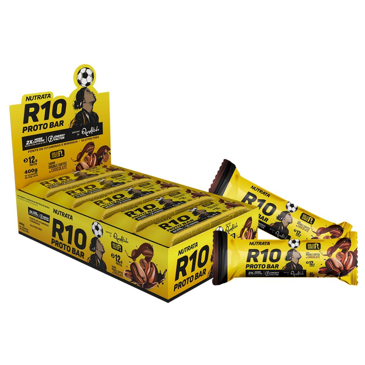 Proto Bar R10 - 10 Unidades 40g Coffee Chocolate - Nutrata