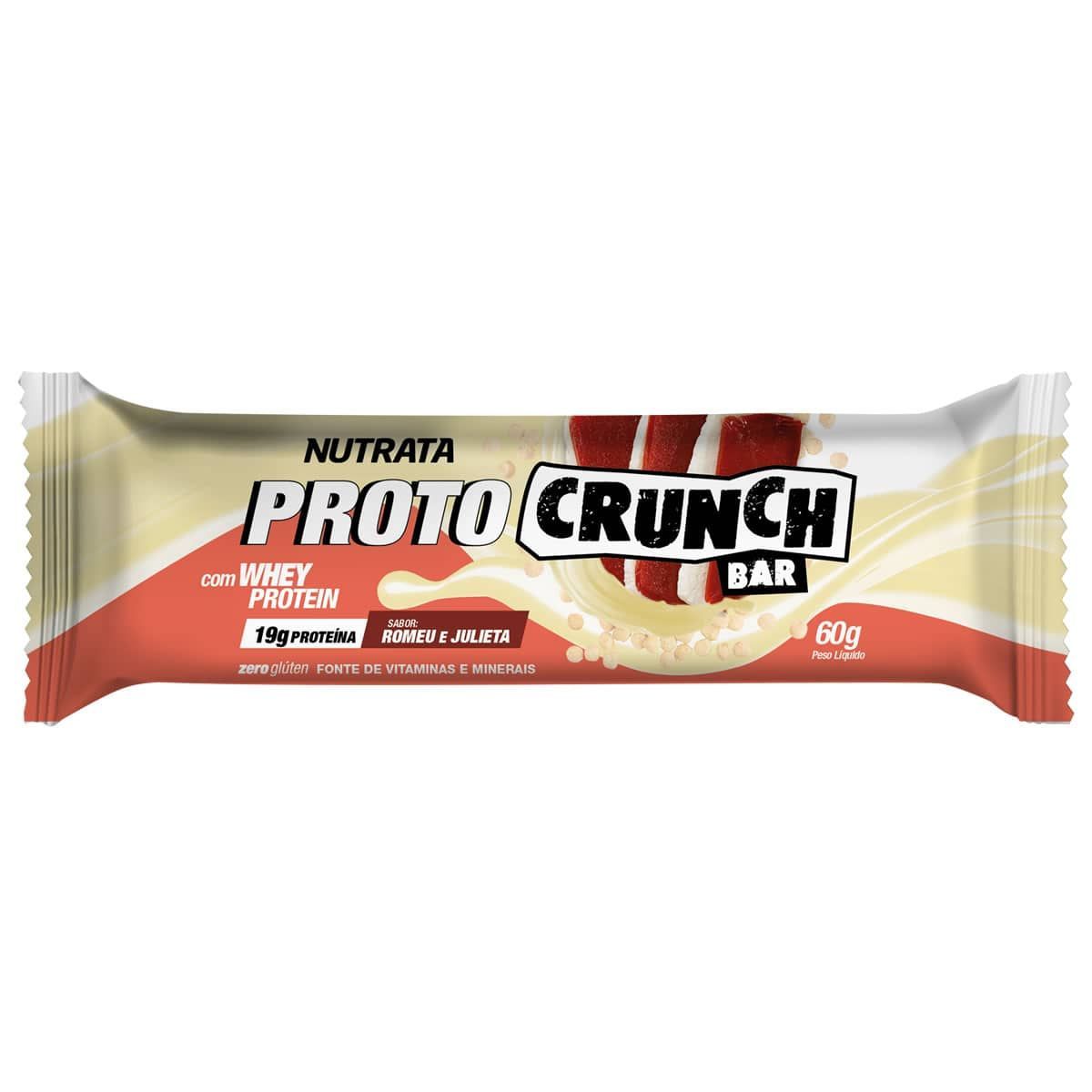 Proto Crunch Bar - 1 Barra de 60g Romeu e Julieta - Nutrata