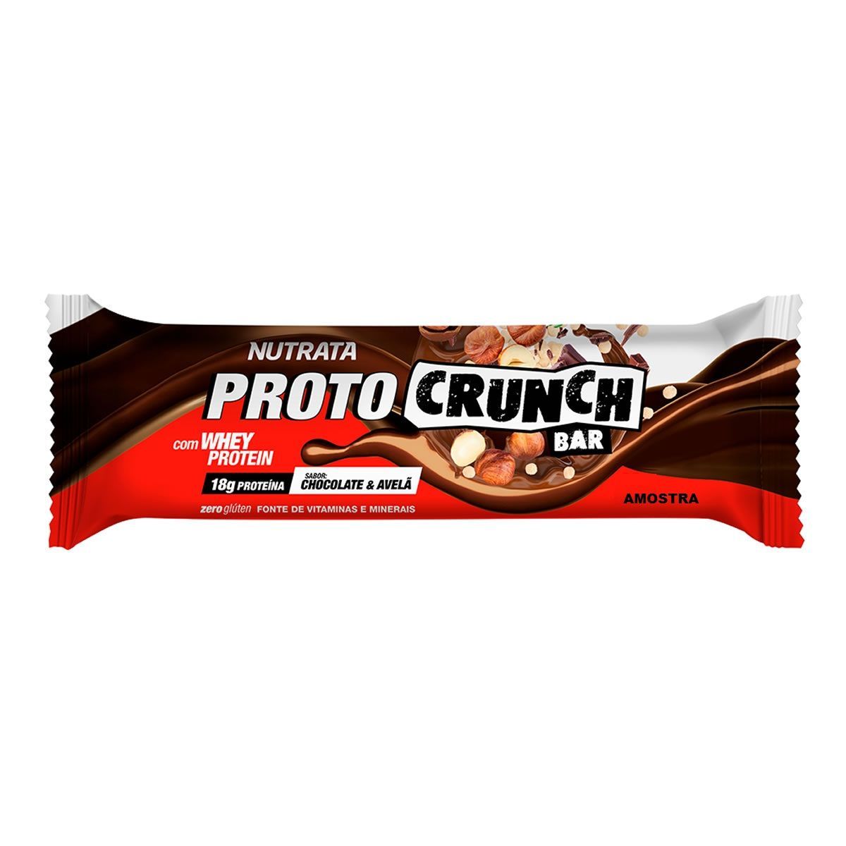 Proto Crunch Bar - 1 Barra de Chocolate e Avel�  Amostra - Nutrata