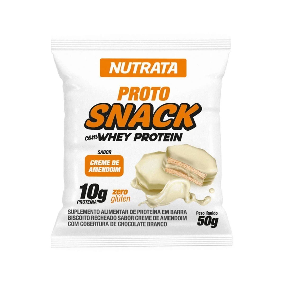 Proto Snack - 1 Unidade 50g Creme de Amendoim - Nutrata