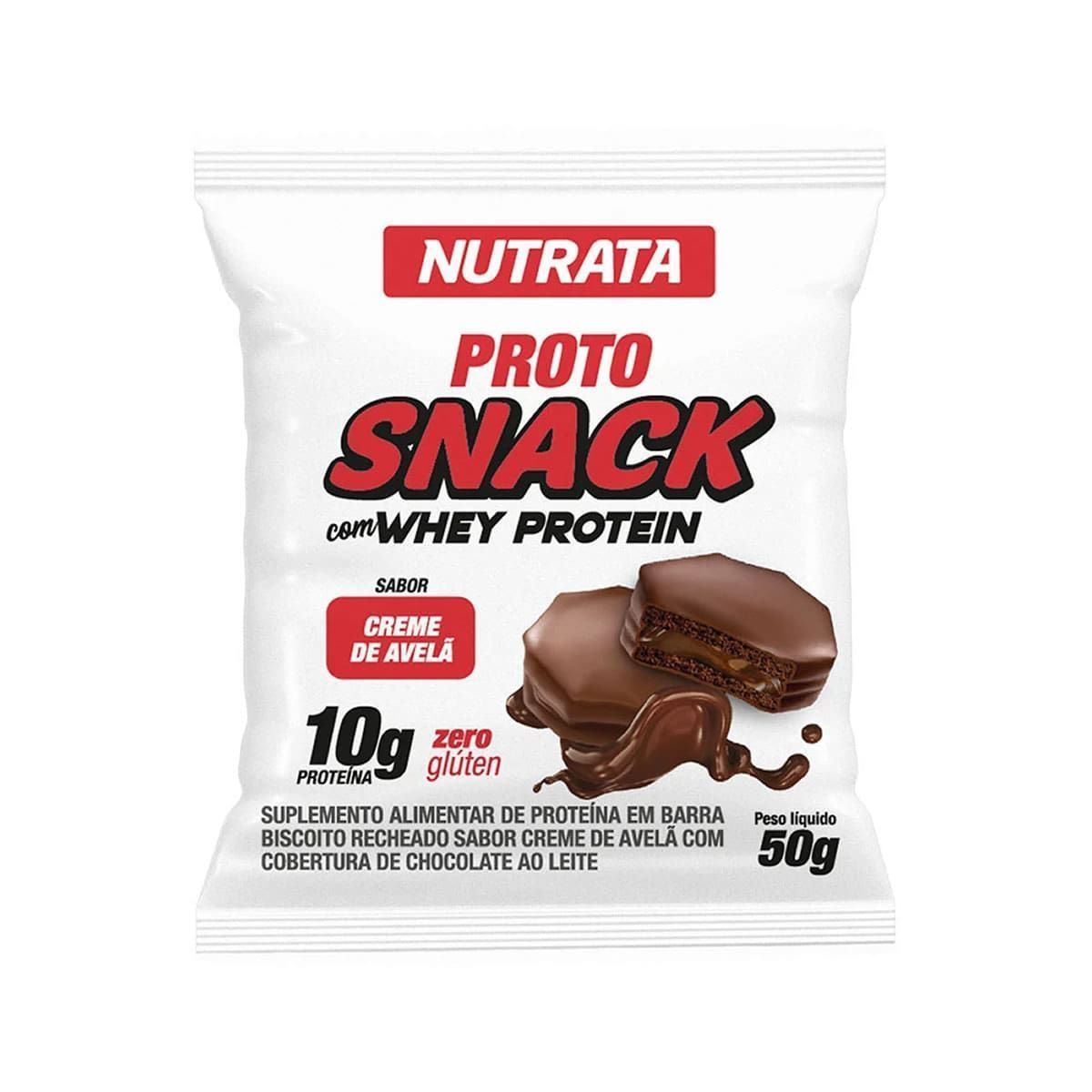 Proto Snack - 1 Unidade 50g Creme de Avel� - Nutrata*** Data Venc. 30/04/2024
