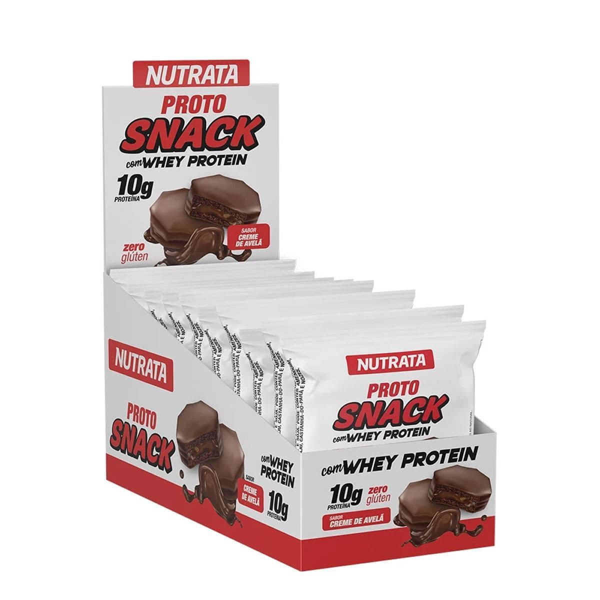 Proto Snack - 10 Unidades 50g Creme de Avel� - Nutrata*** Data Venc. 10/04/2024