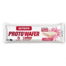 Proto Wafer - 1 Unidade De 30g Morango - Nutrata