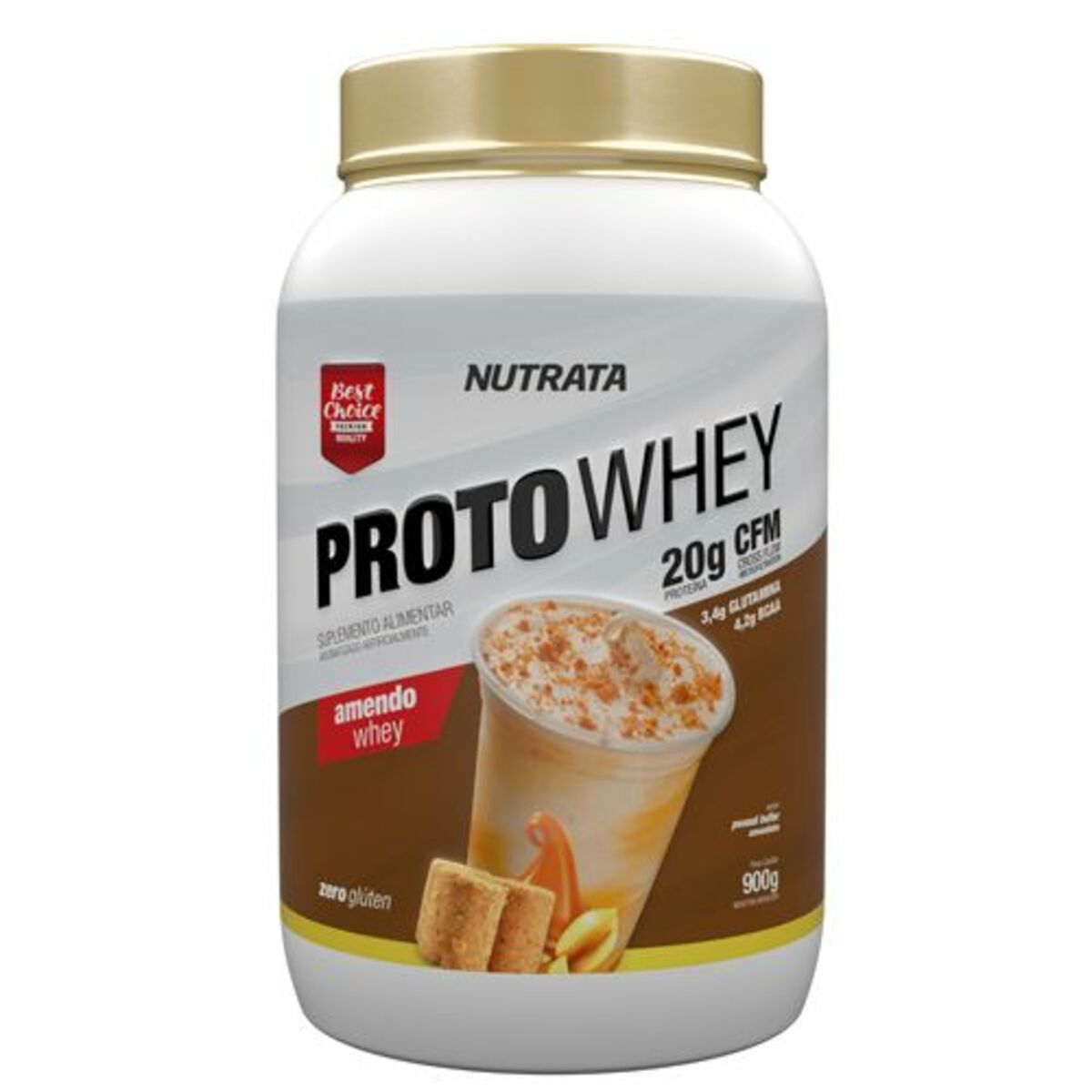 Proto Whey - 900g Peanut Butter - Nutrata