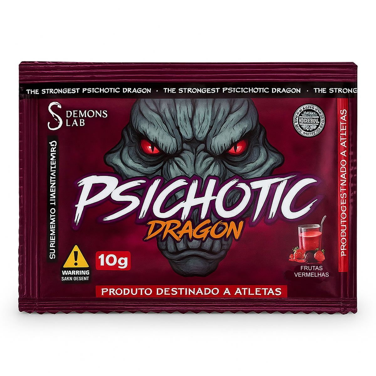 Psichotic Dragon - 1 Sach� de 10g Frutas Vermelhas - Demons Lab