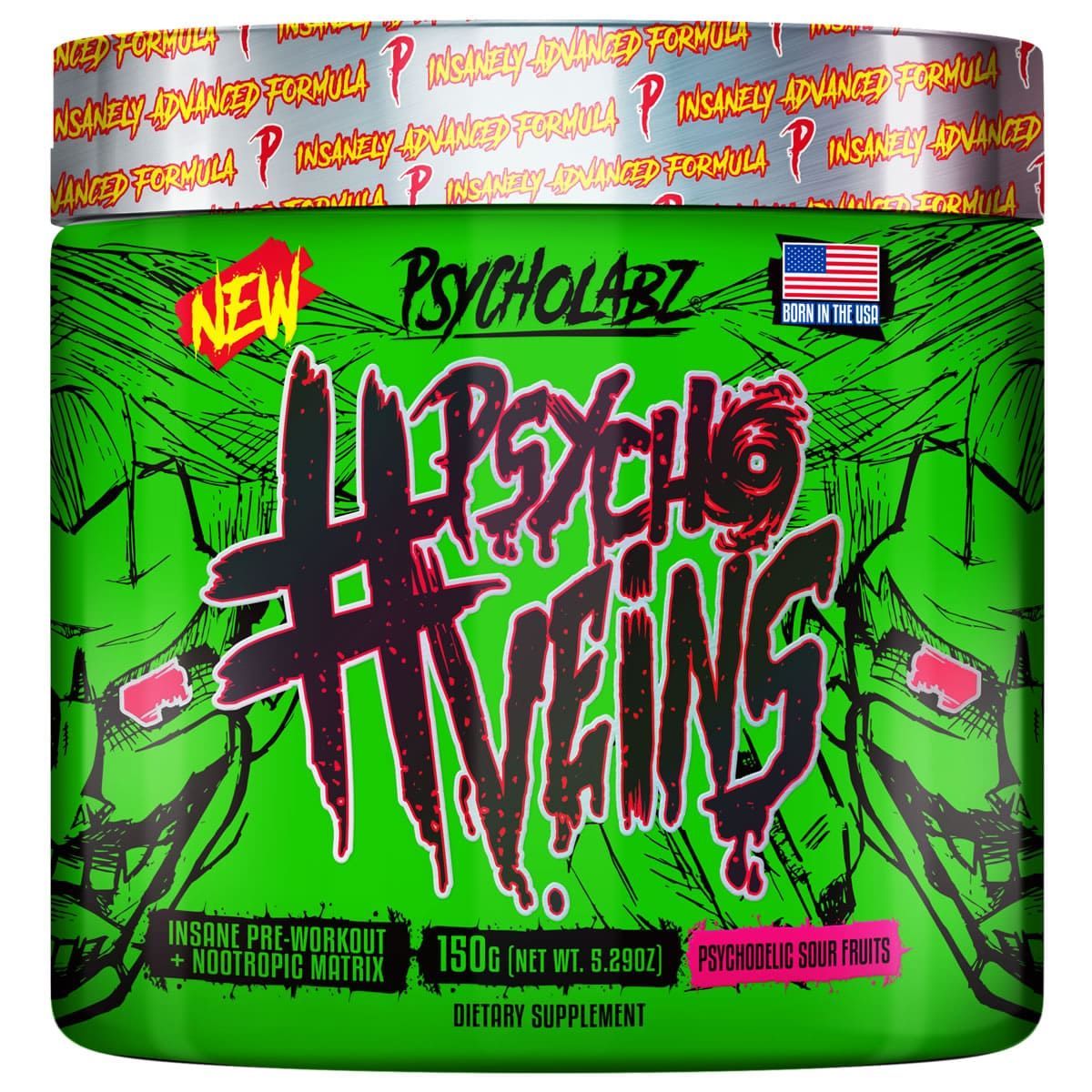 Psycho Veins - 150g Psychodelic Sour Fruits - Arnold Nutrition*** Data Venc. 30/10/2024