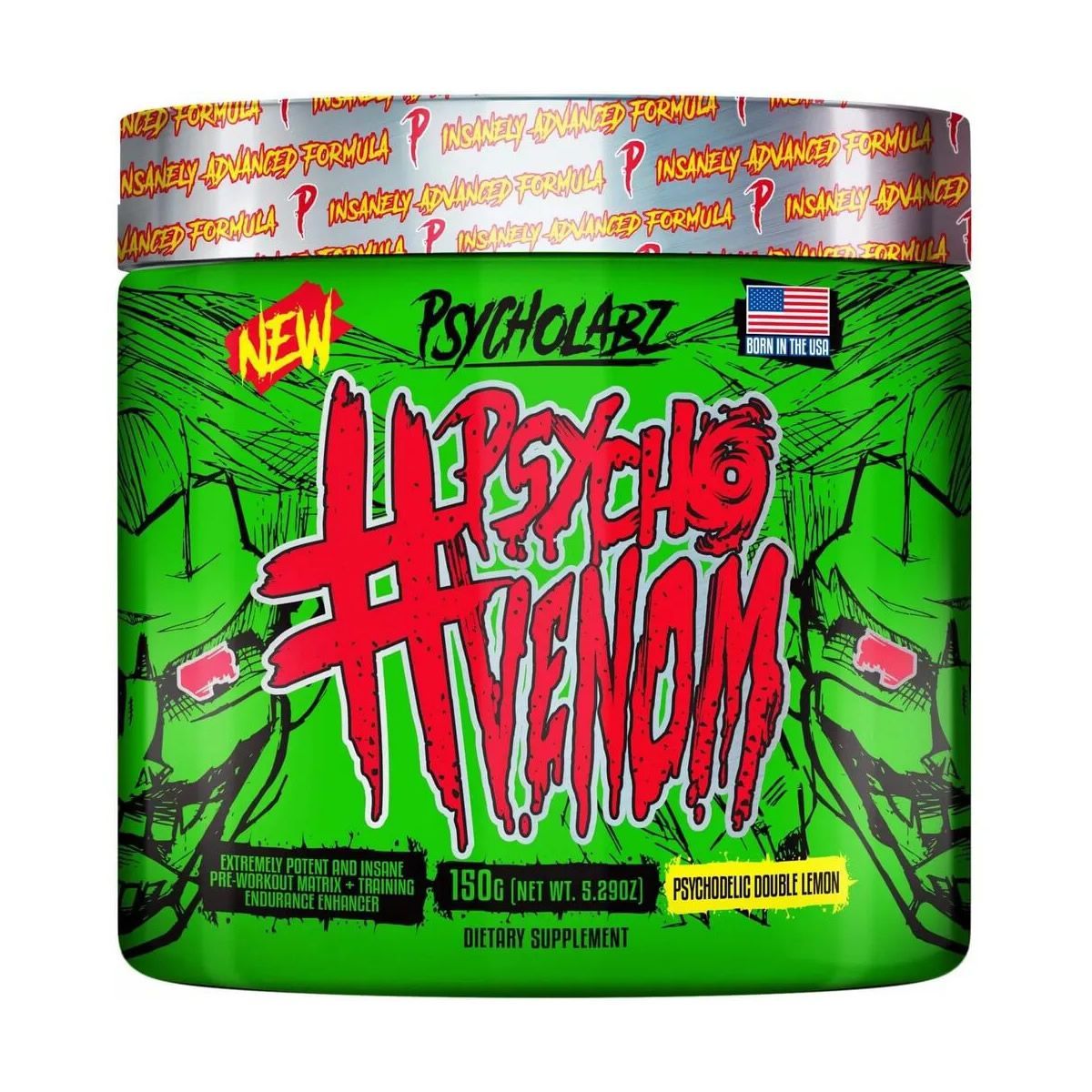 Psycho Venom - 150g Psychodelic Double Lemon - Arnold Nutrition*** Data Venc. 30/10/2024