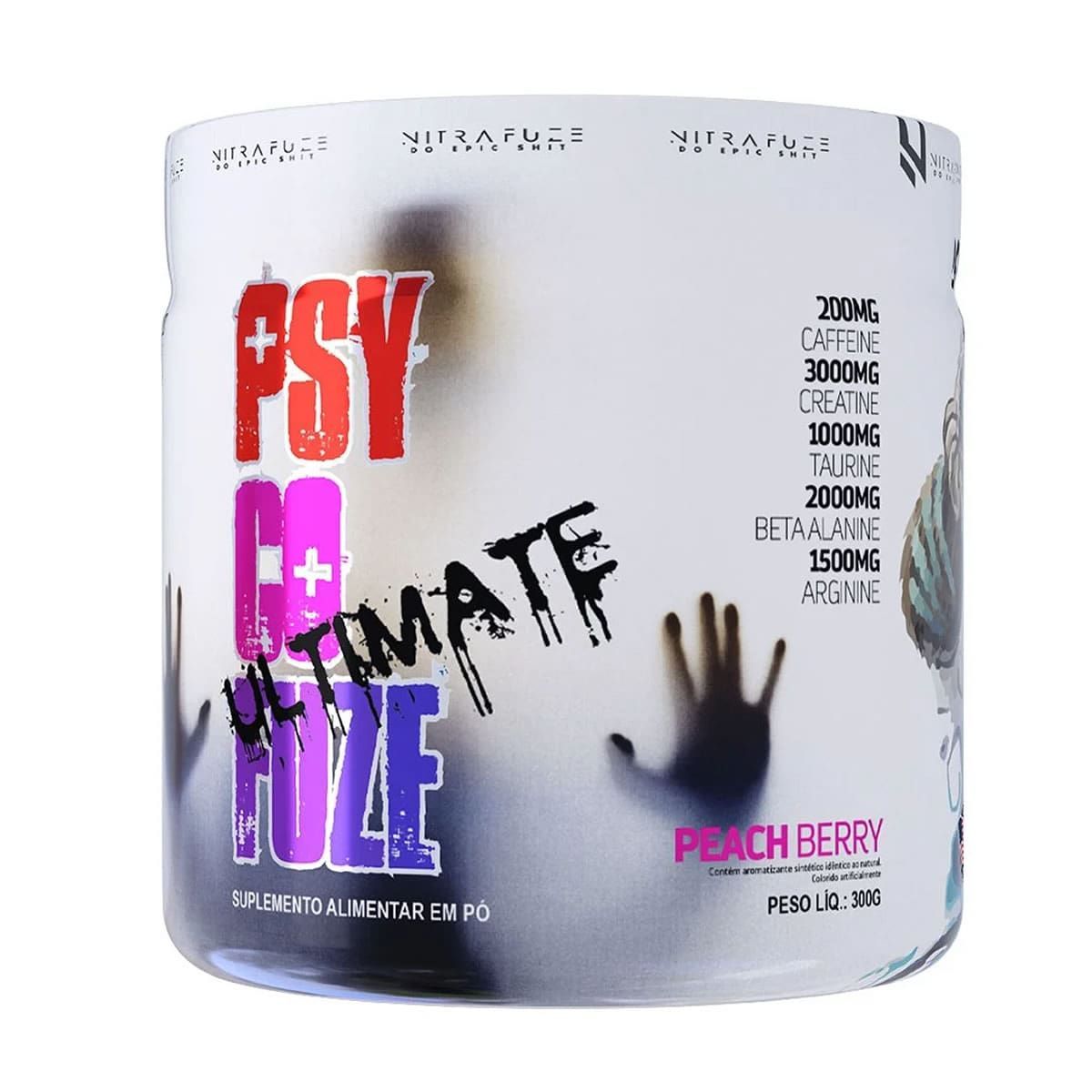 Psycofuze Ultimate - 300g Peach Berry - NitraFuze*** Data Venc. 30/05/2025