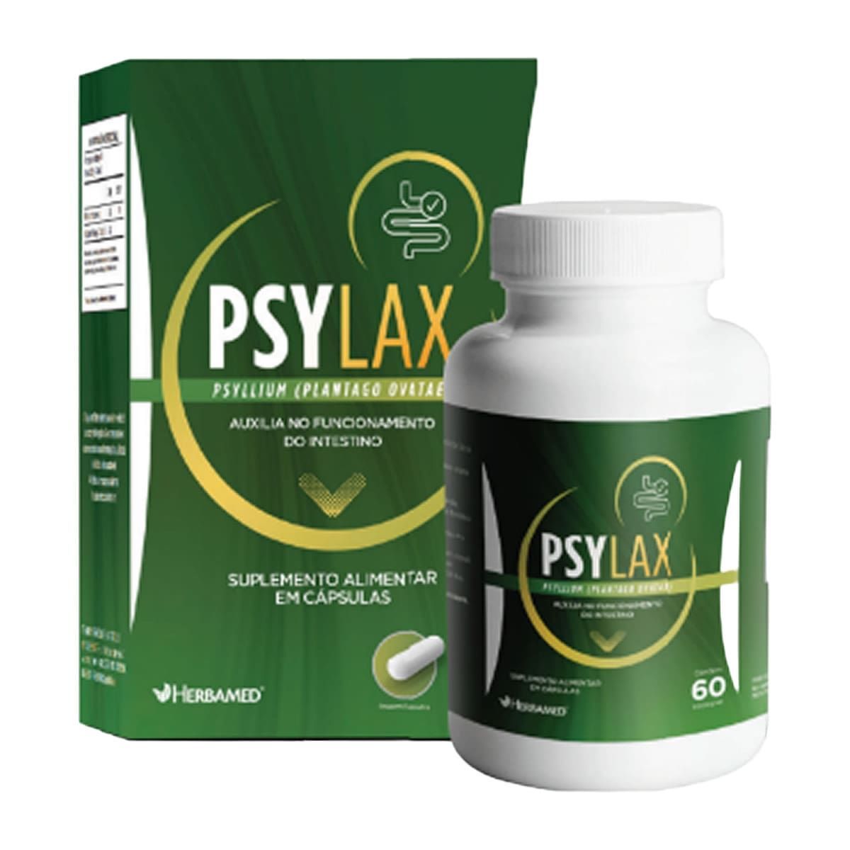 Psylax - 60 C�psulas - Herbamed