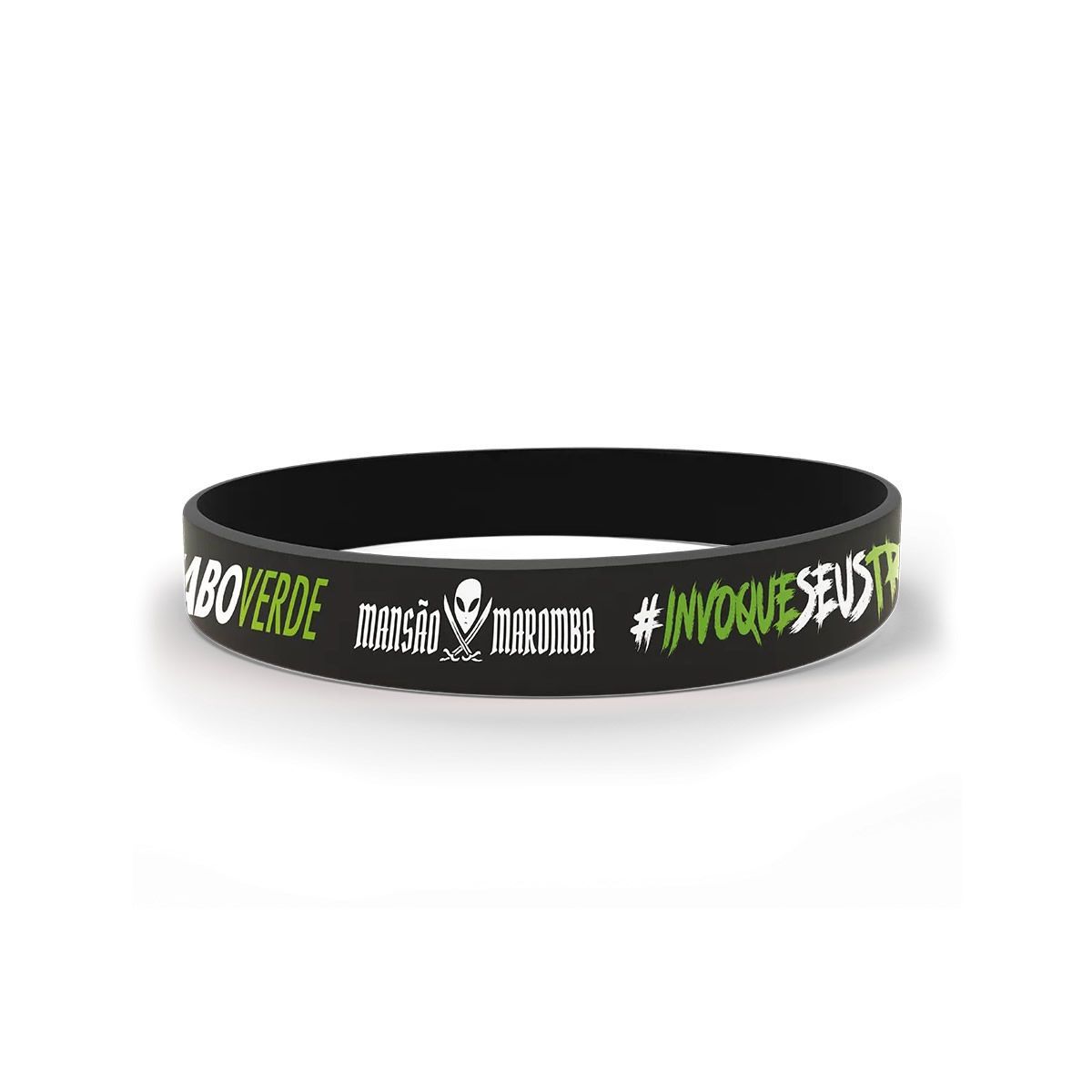 Pulseira de Silicone - Diabo Verde - FTW