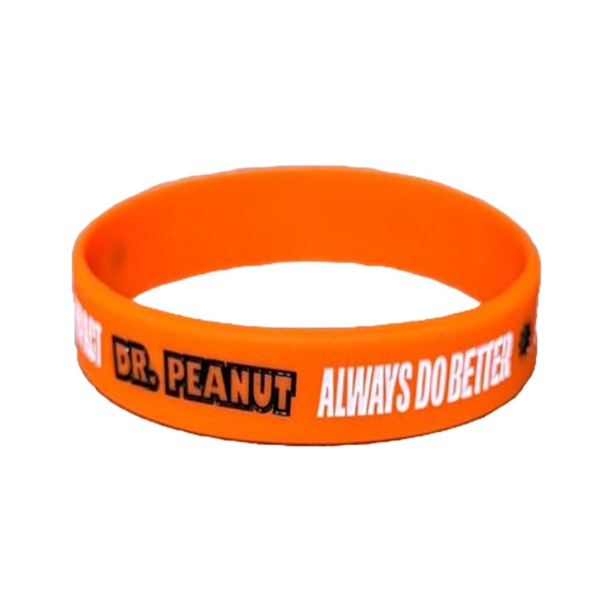Pulseira de Silicone - Laranja - Dr Peanut
