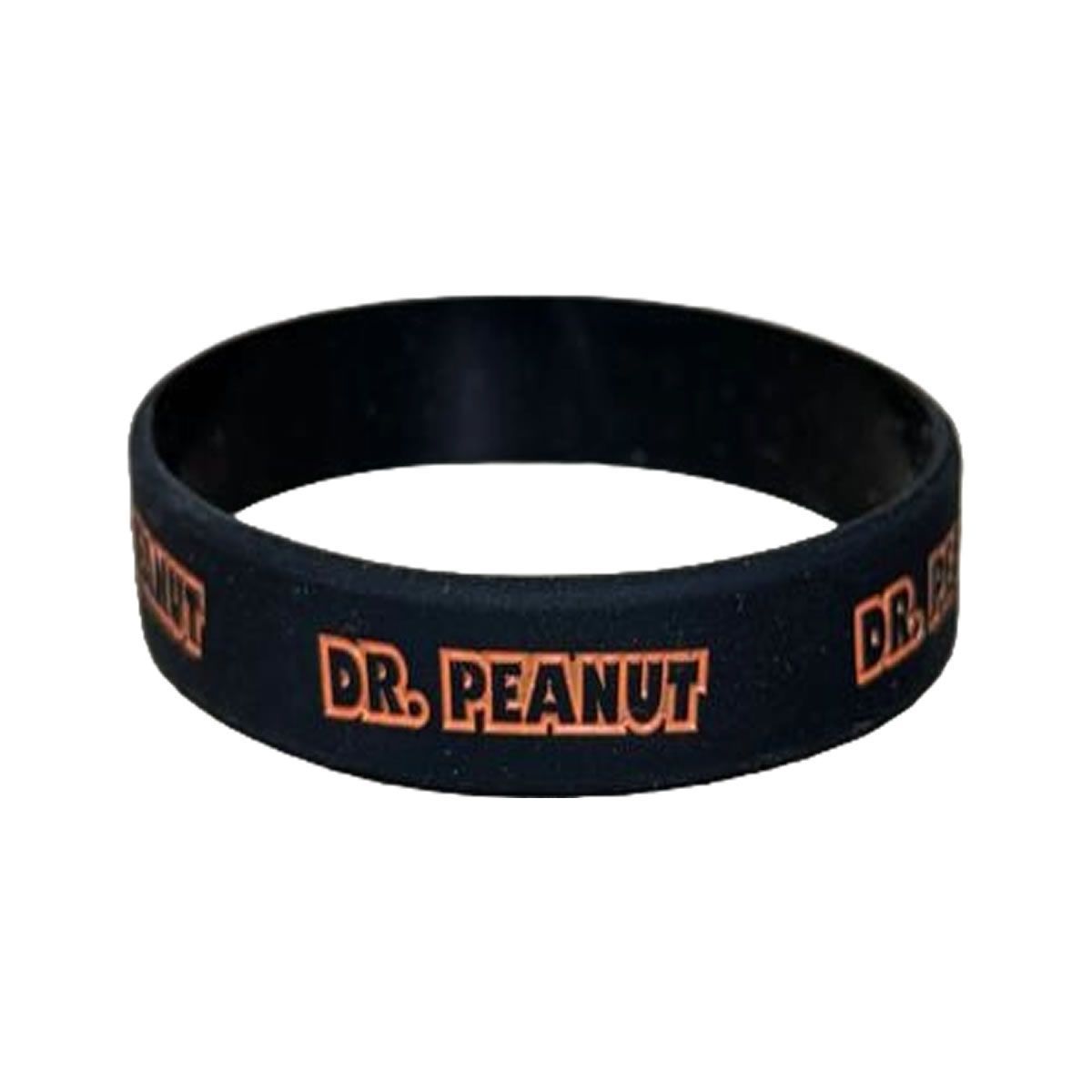 Pulseira de Silicone - Preta -Dr. Peanut