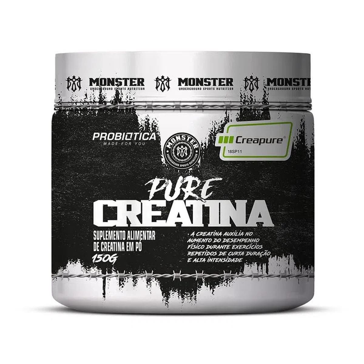 Pure Creatina - 150g Sem Sabor - Probi�tica*** Data Venc. 07/12/2025