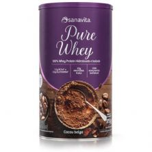 Pure Whey - 375g Cacau Belga - Sanavita